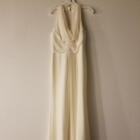 Ivory Wedding, Bridesmaid or Evening Gown - Picture 3 of 5